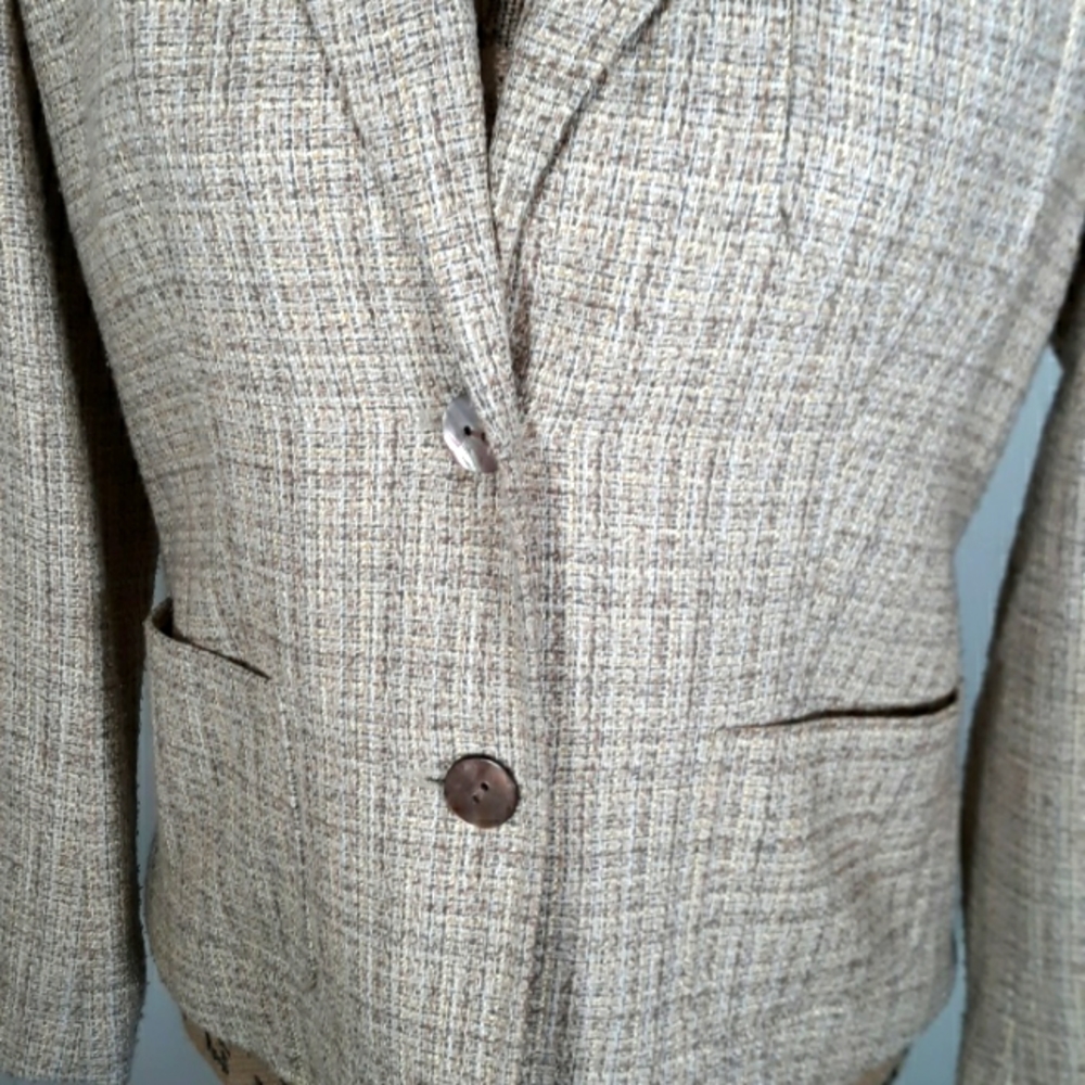 Talbots Blazer Size 8 Petite - Picture 3 of 8
